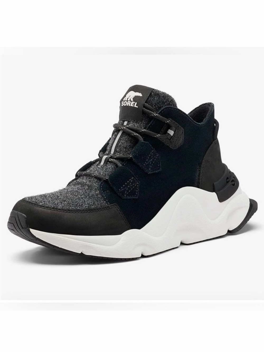 The Sorel Women's Kinetic RNEGD Caribou sneaker